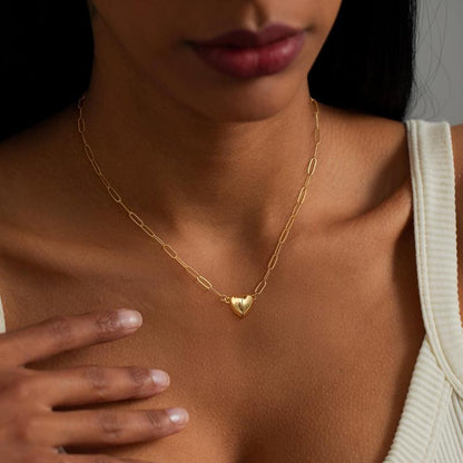 Collar Con Colgante de Corazón - Alure