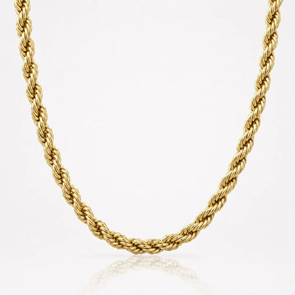 Cadena Rope de Oro 14K