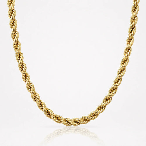 Cadena Rope de Oro 14K