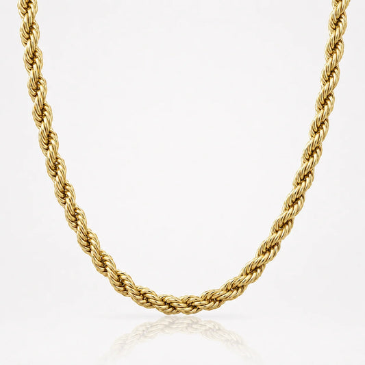 Cadena Rope de Oro 14K