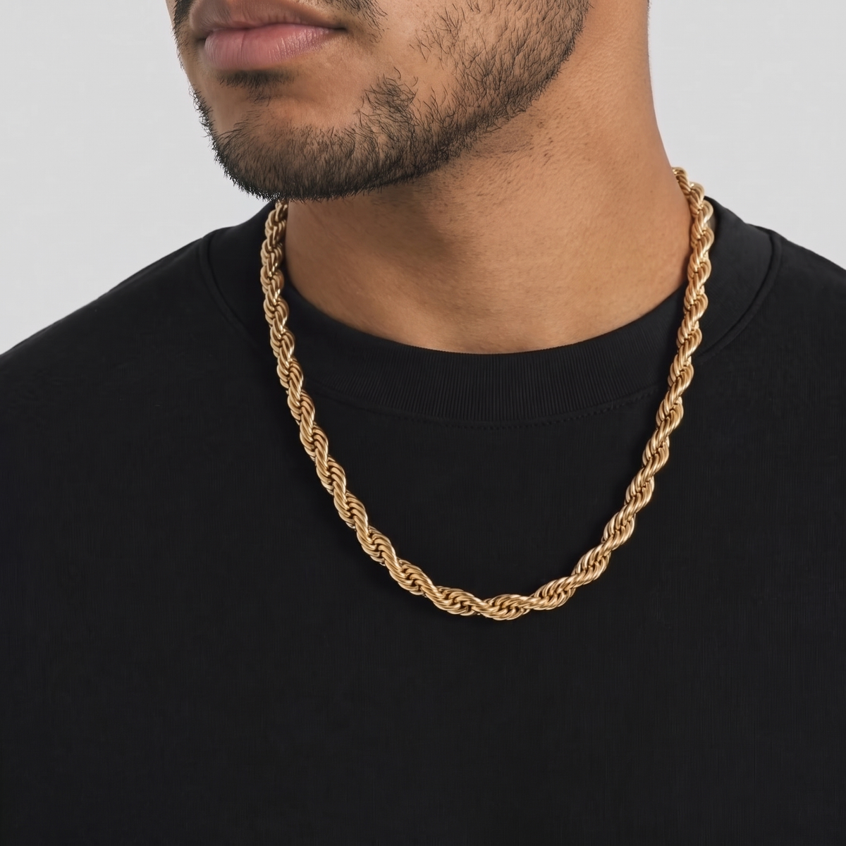 Cadena Rope de Oro 14K