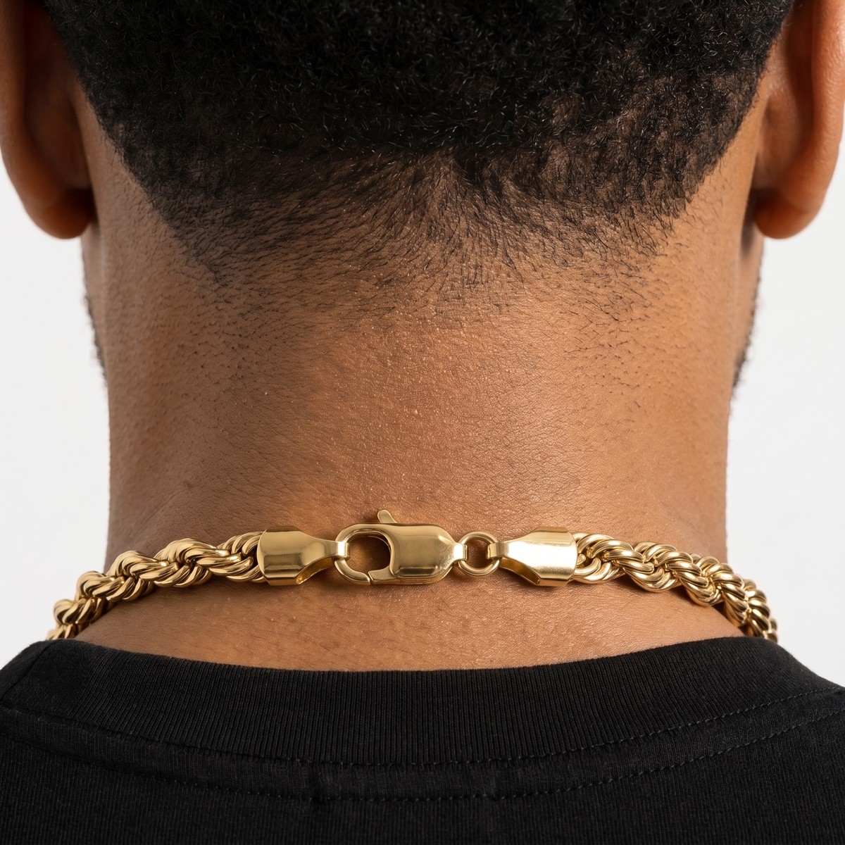 Cadena Rope de Oro 14K