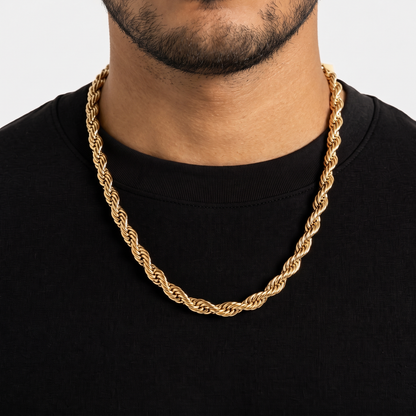 Cadena Rope de Oro 14K