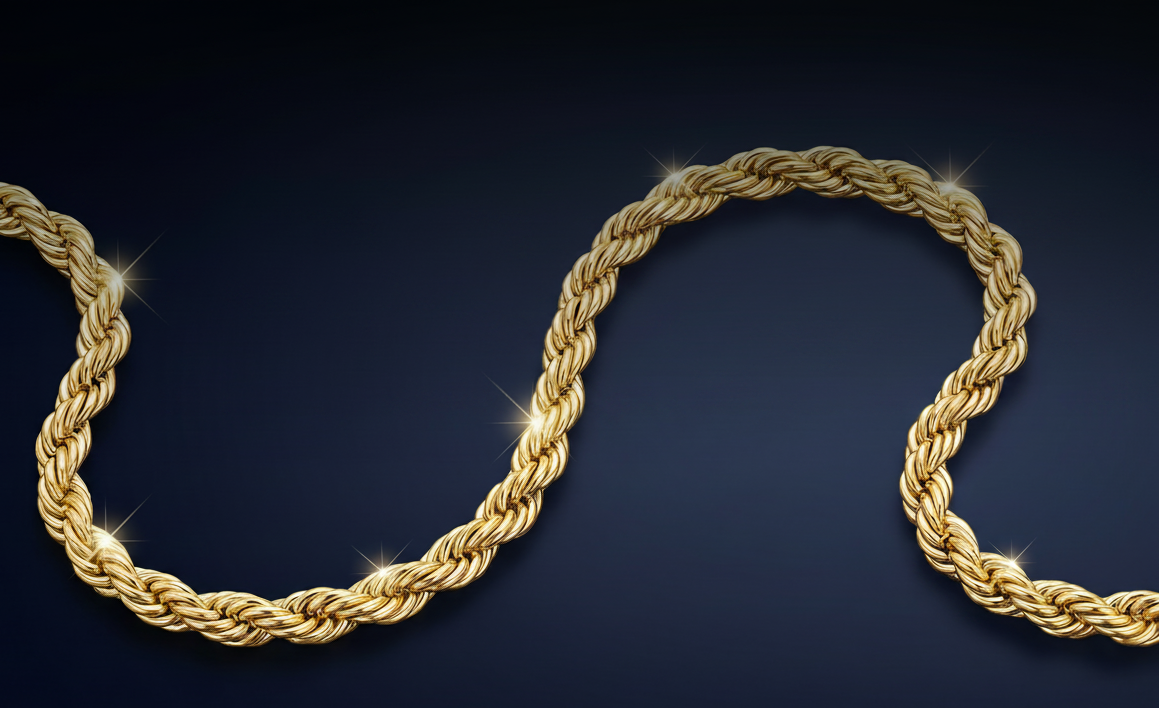 Baño en Oro de 14K Con Acabado de Precisión